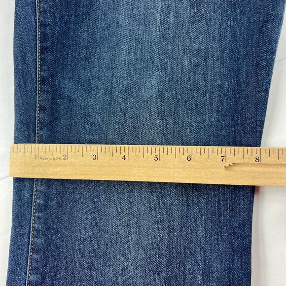 Kut From The Kloth Jeans Women's 33x30 Farrah Bootcut Mid Rise Blue Denim Tag 8 - Picture 13 of 16